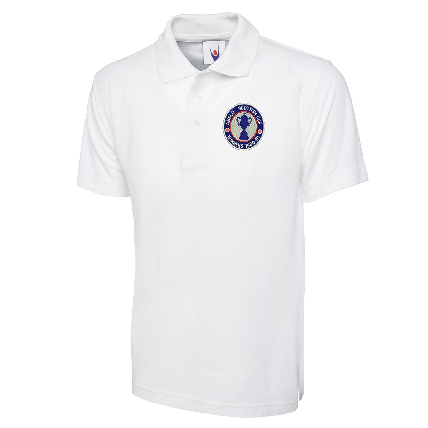 Retro Chesterfield Anglo-Scottish Cup Winners 1981 Embroidered Classic Polo Shirt