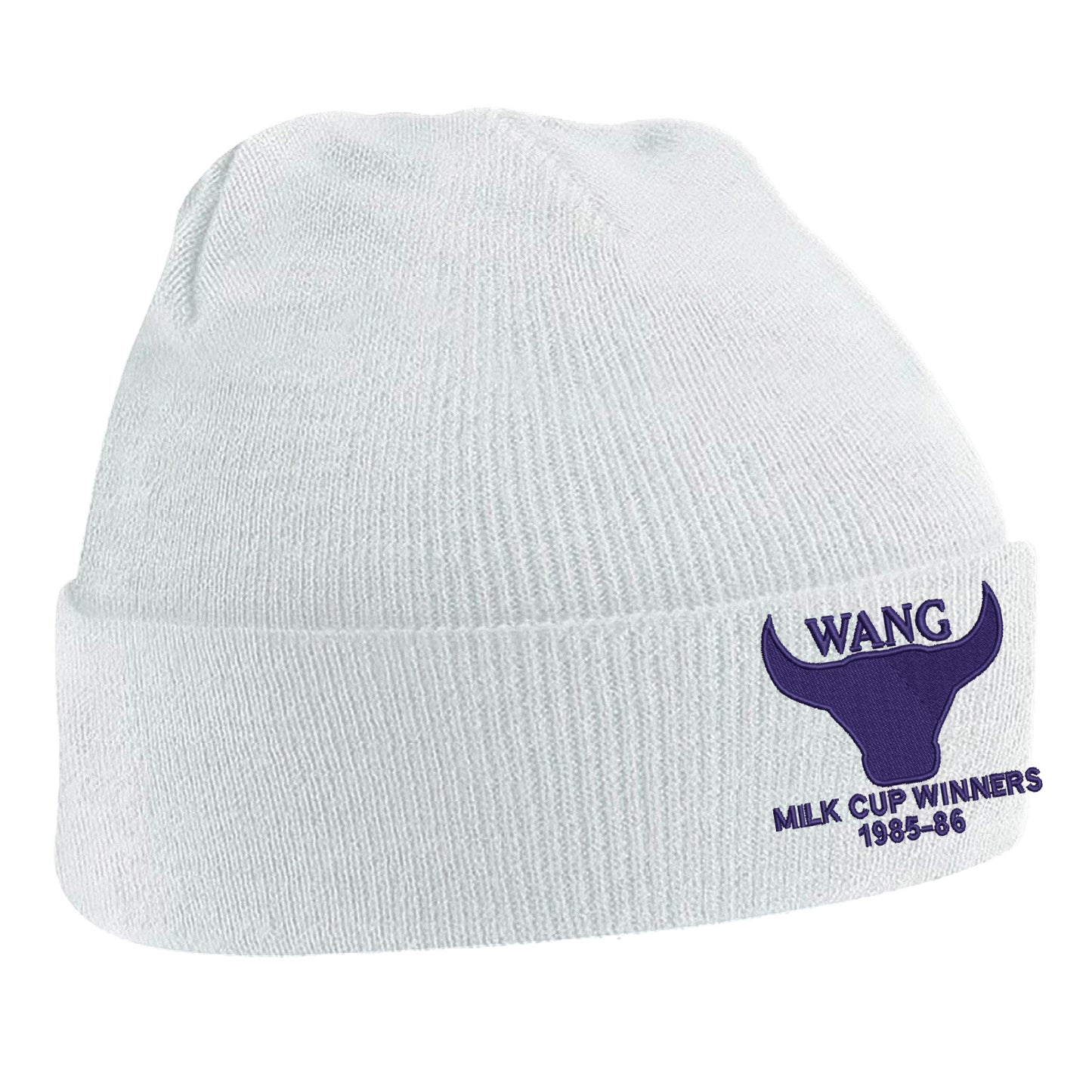 Retro Oxford Milk Cup Winners 1985-86 Embroidered Beanie Hat