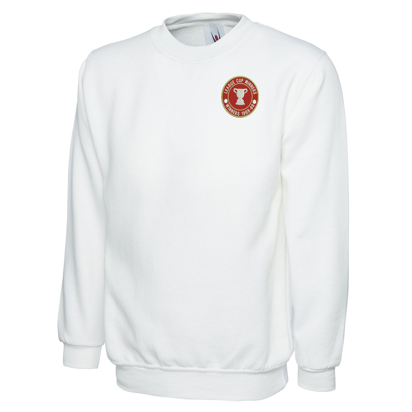 Retro Swindon Town Football League Cup Winners 1969 Embroidered Classic Sweatshirt