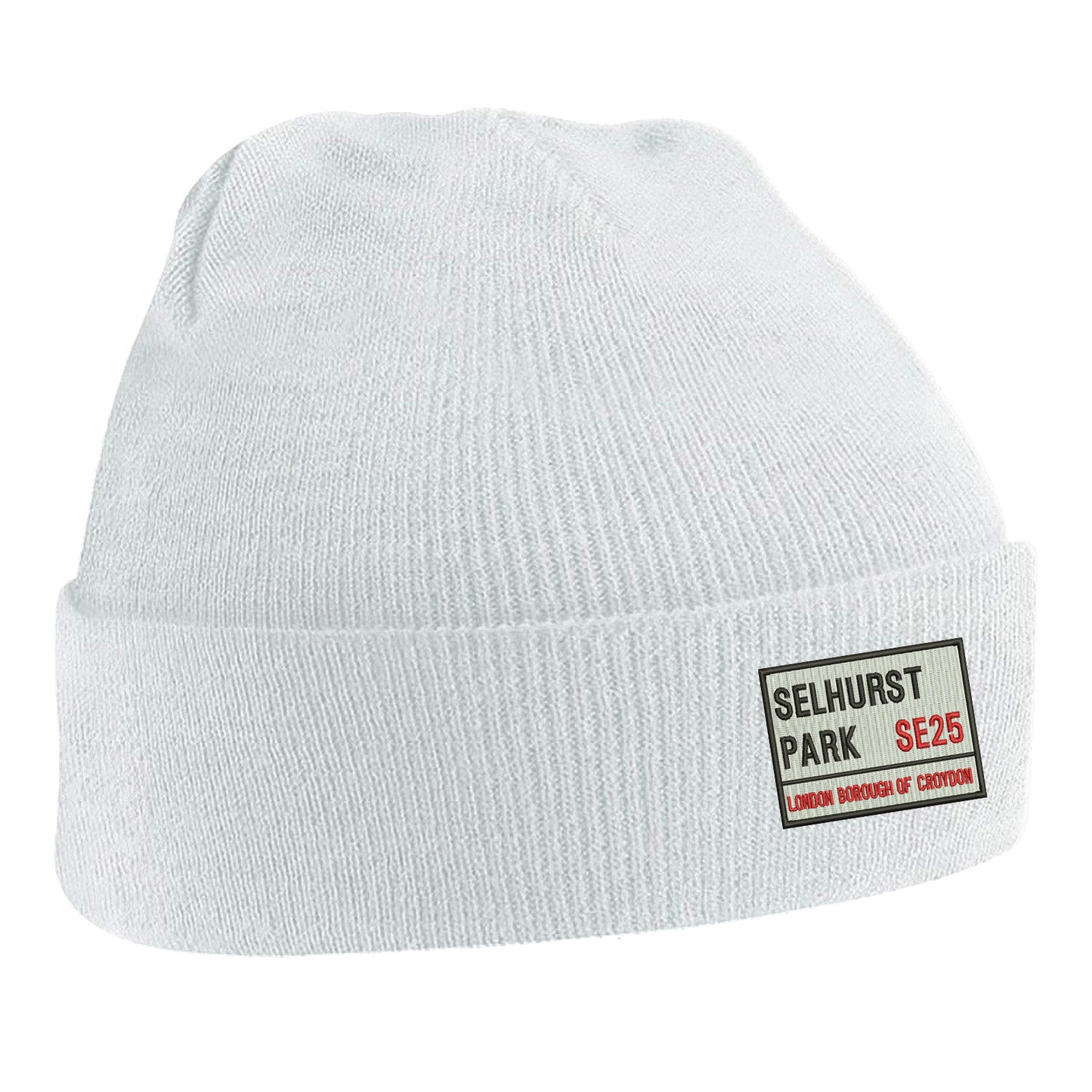 Selhurst Park SE25 Embroidered Beanie Hat