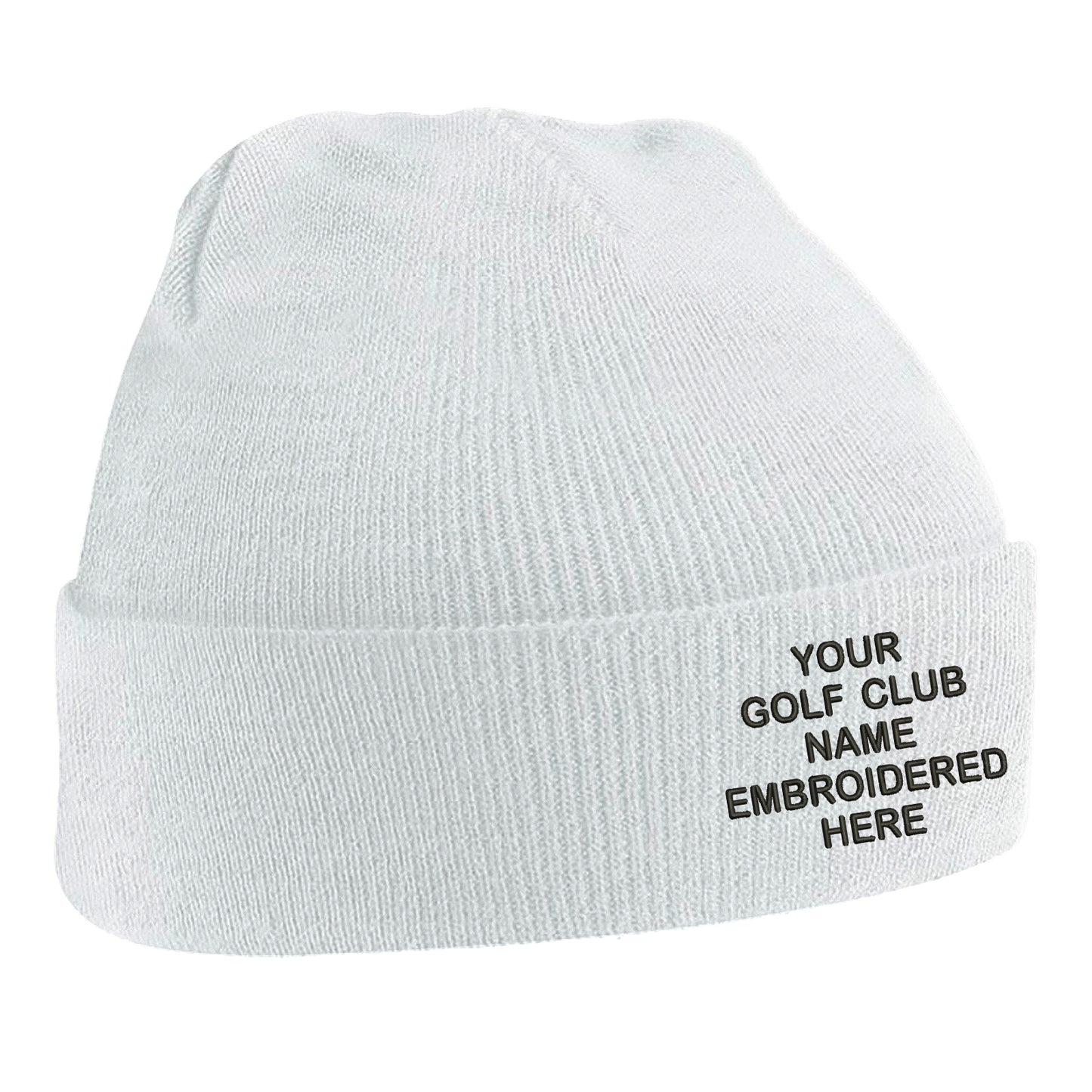 Personalised Golf Club Beanie Hat