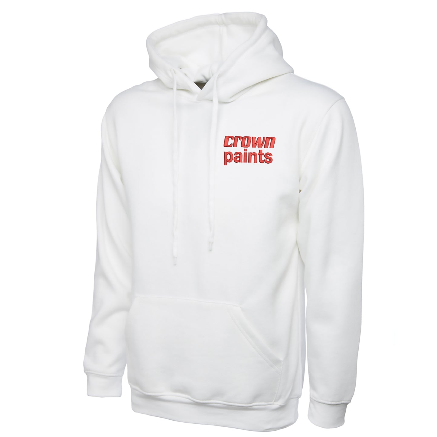 Retro Crown Paints Embroidered Classic Hoodie