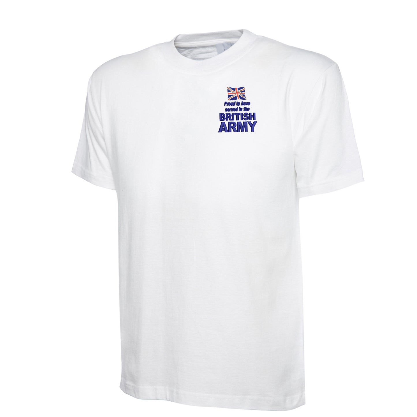 Proud to Have Served in The British Army Embroidered Children's T-Shirt