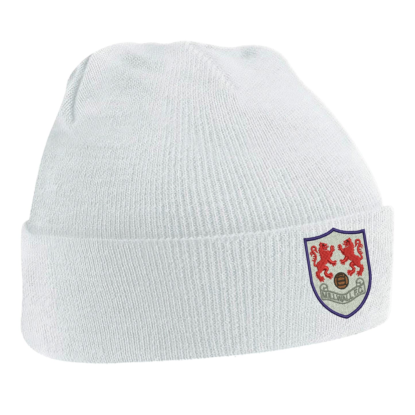 Retro Millwall 1956 Embroidered Beanie Hat
