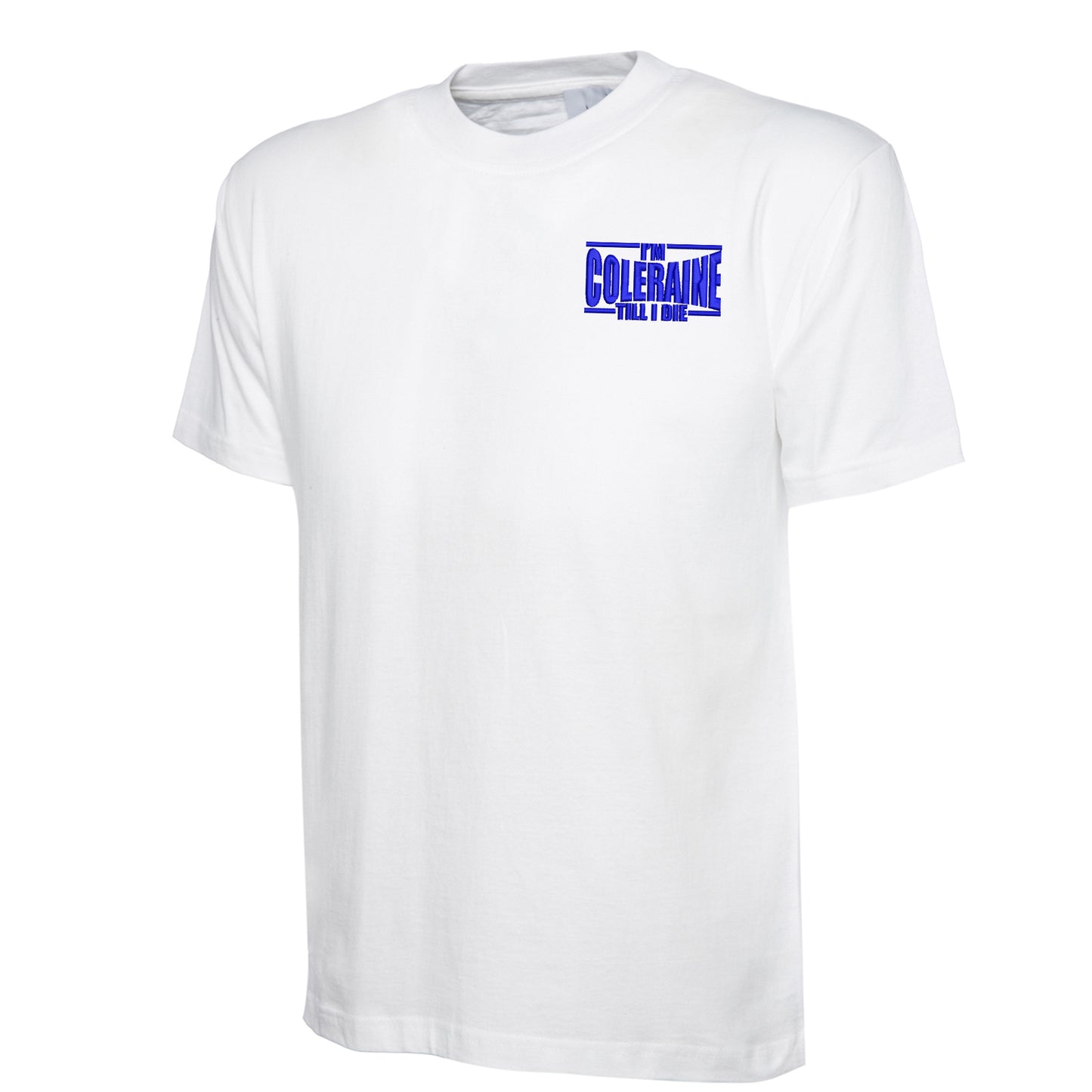 I am Coleraine Embroidered T Shirt