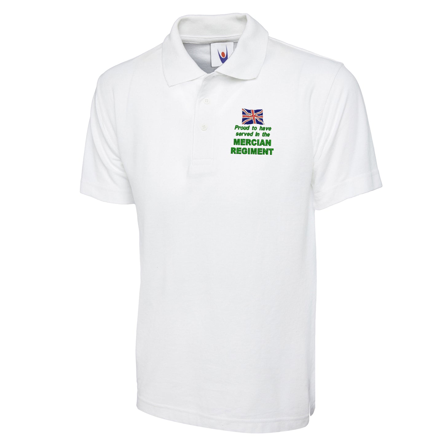Proud to Have Served in The Mercian Regiment Embroidered Classic Polo Shirt
