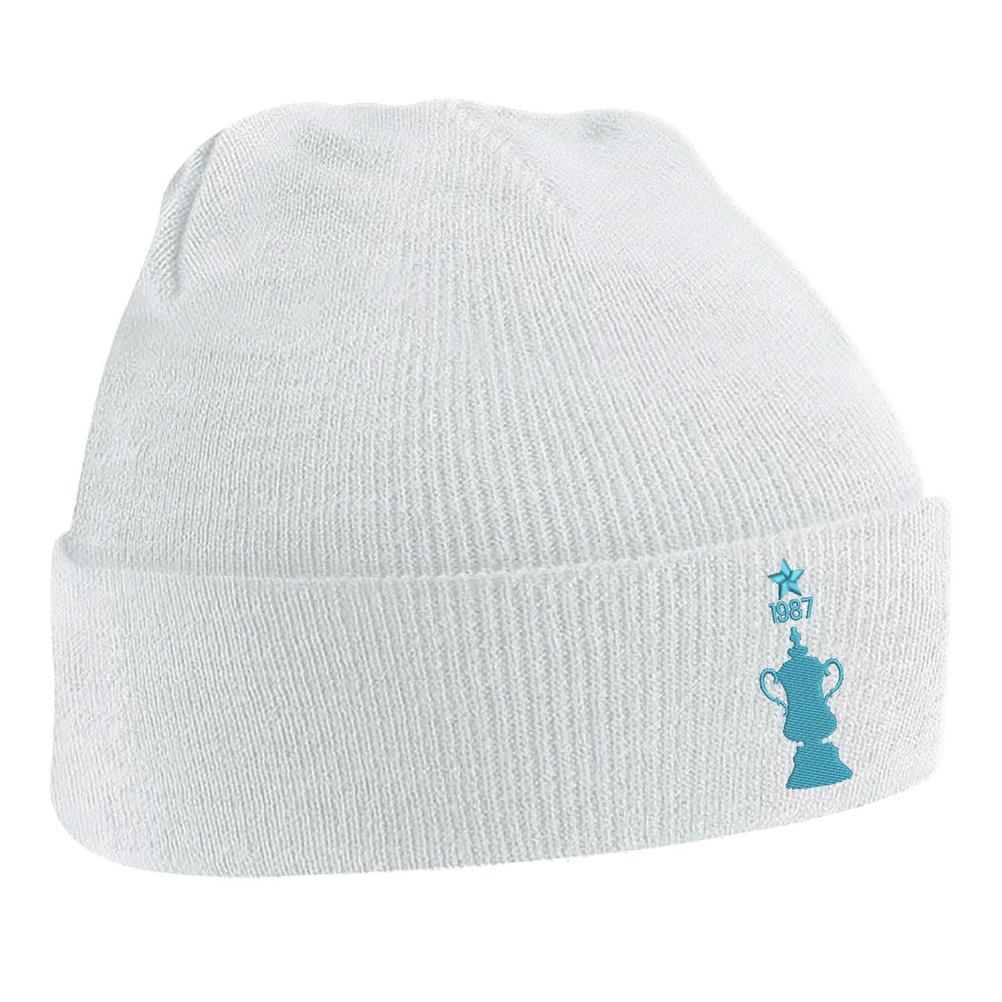 Retro Coventry FA Cup Winners Embroidered Beanie Hat