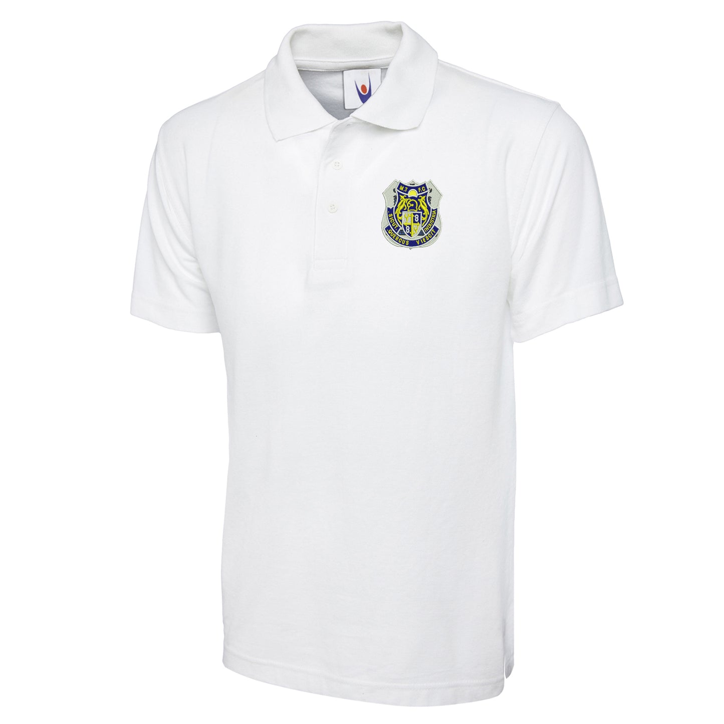 Retro Mansfield 1920s Embroidered Classic Polo Shirt