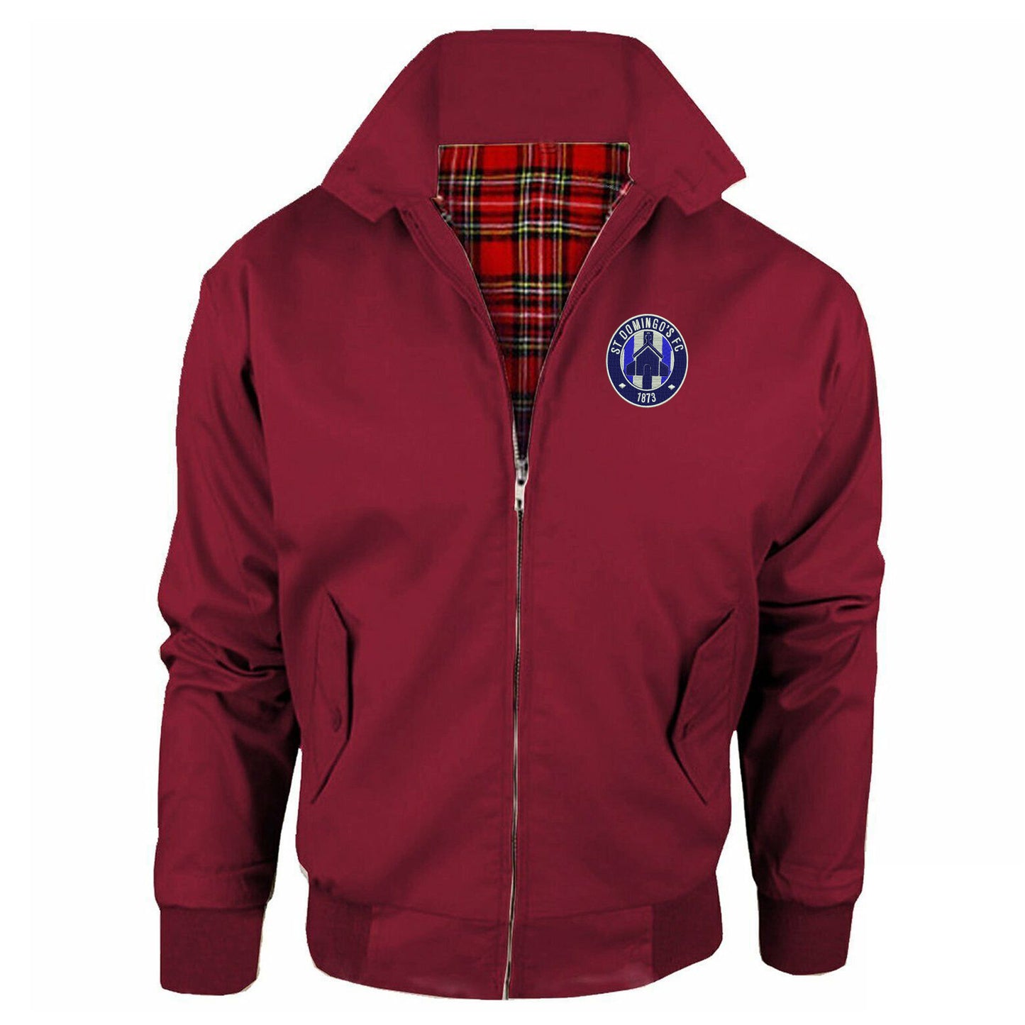 Retro St Domingos FC Embroidered Classic Harrington Jacket