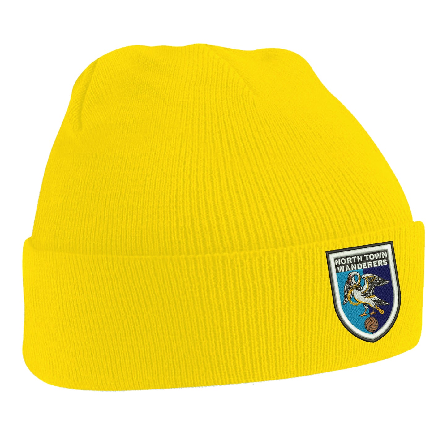 Retro North Town Wanderers Embroidered Beanie Hat
