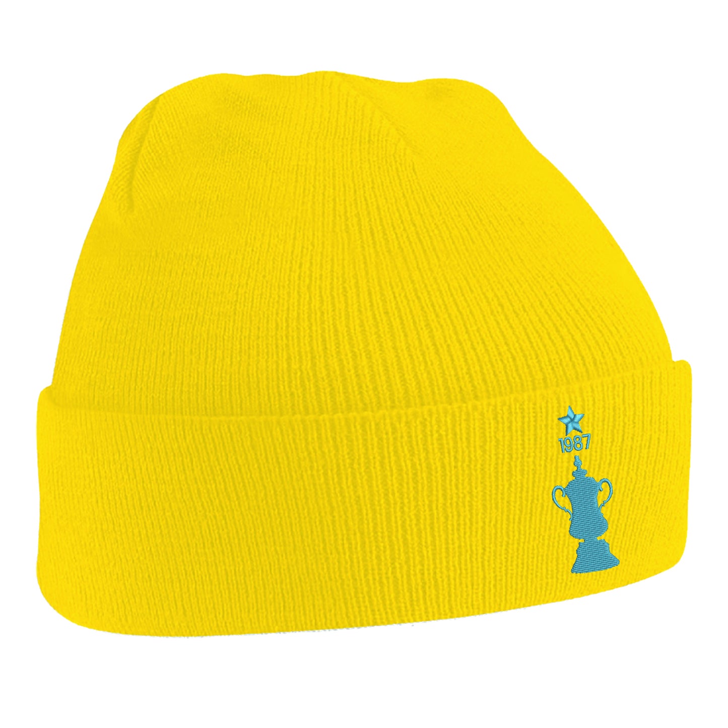 Retro Coventry FA Cup Winners Embroidered Beanie Hat