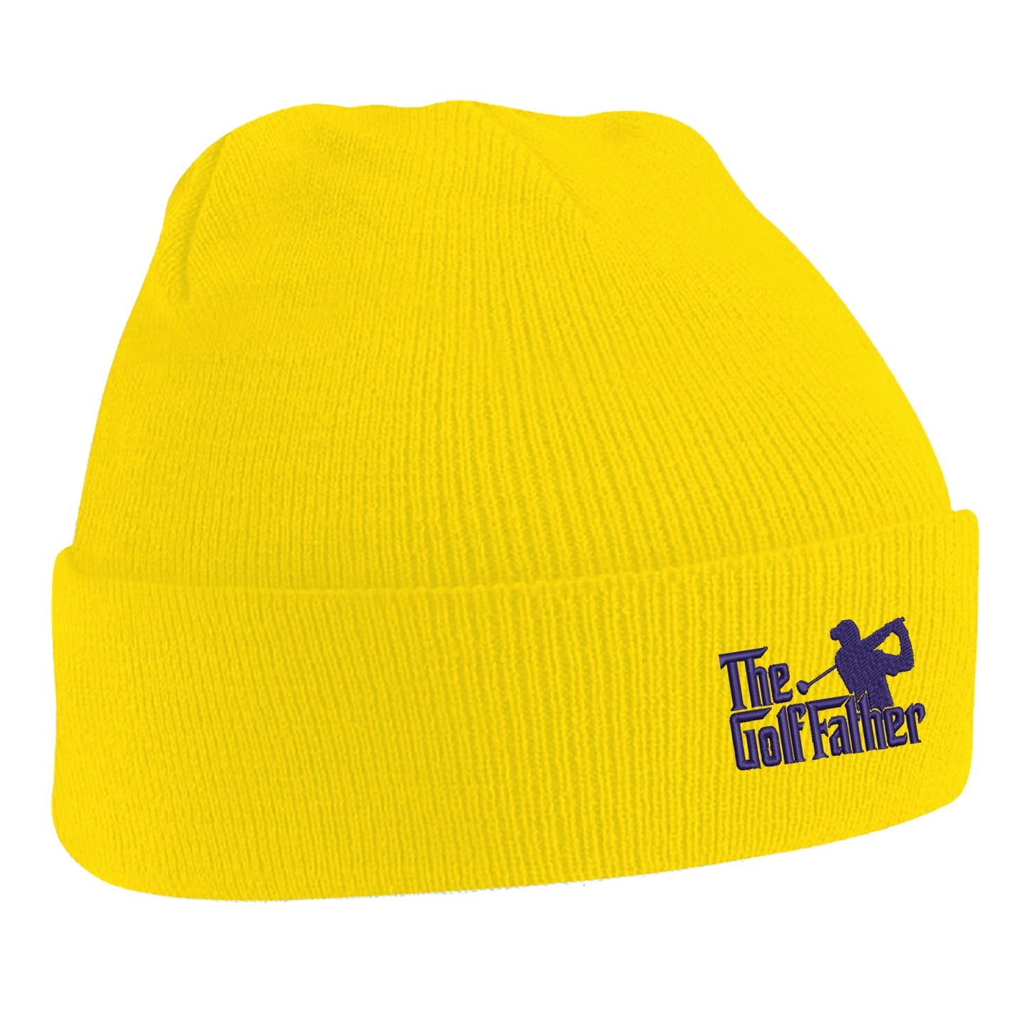 The Golf Father Embroidered Beanie Hat