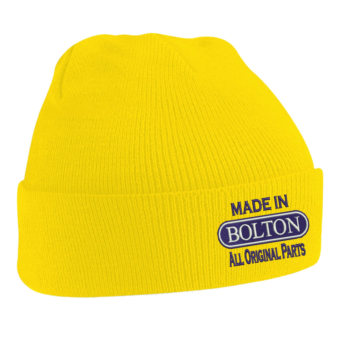 Made in Bolton All Original Parts Beanie Hat