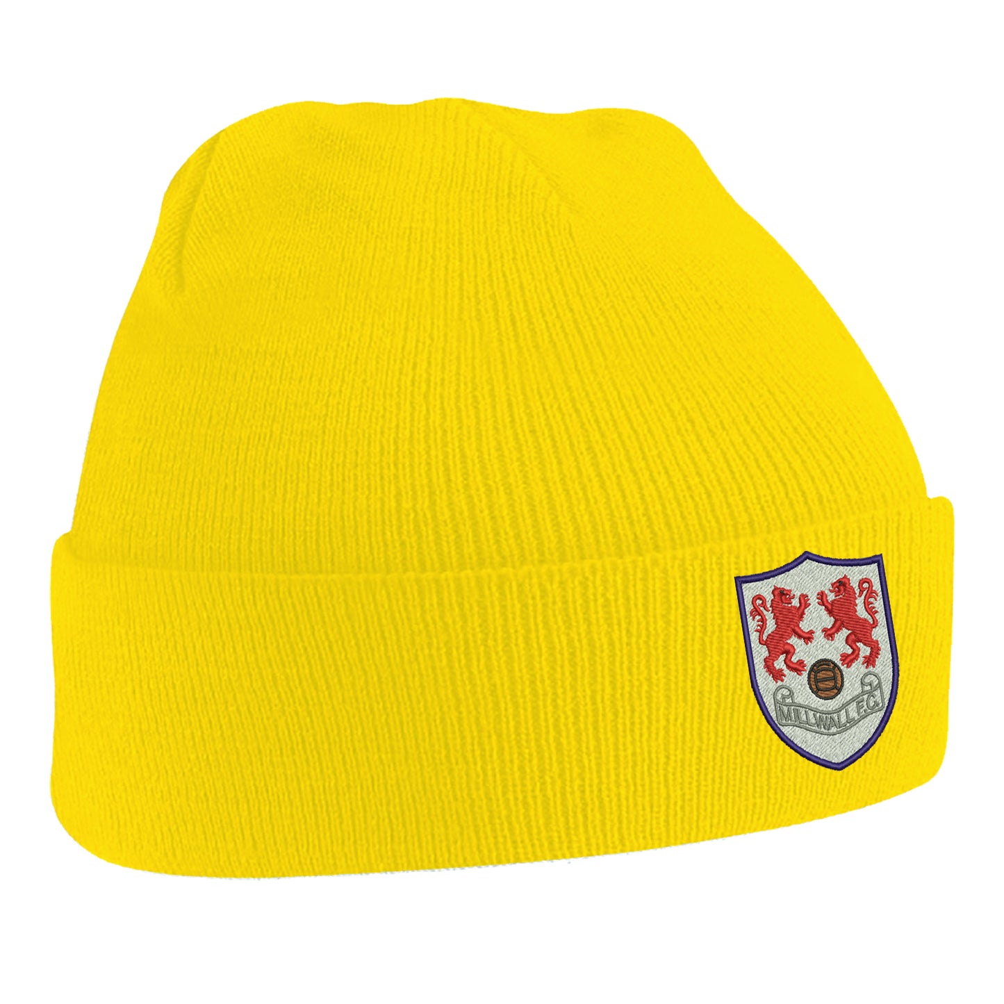 Retro Millwall 1956 Embroidered Beanie Hat