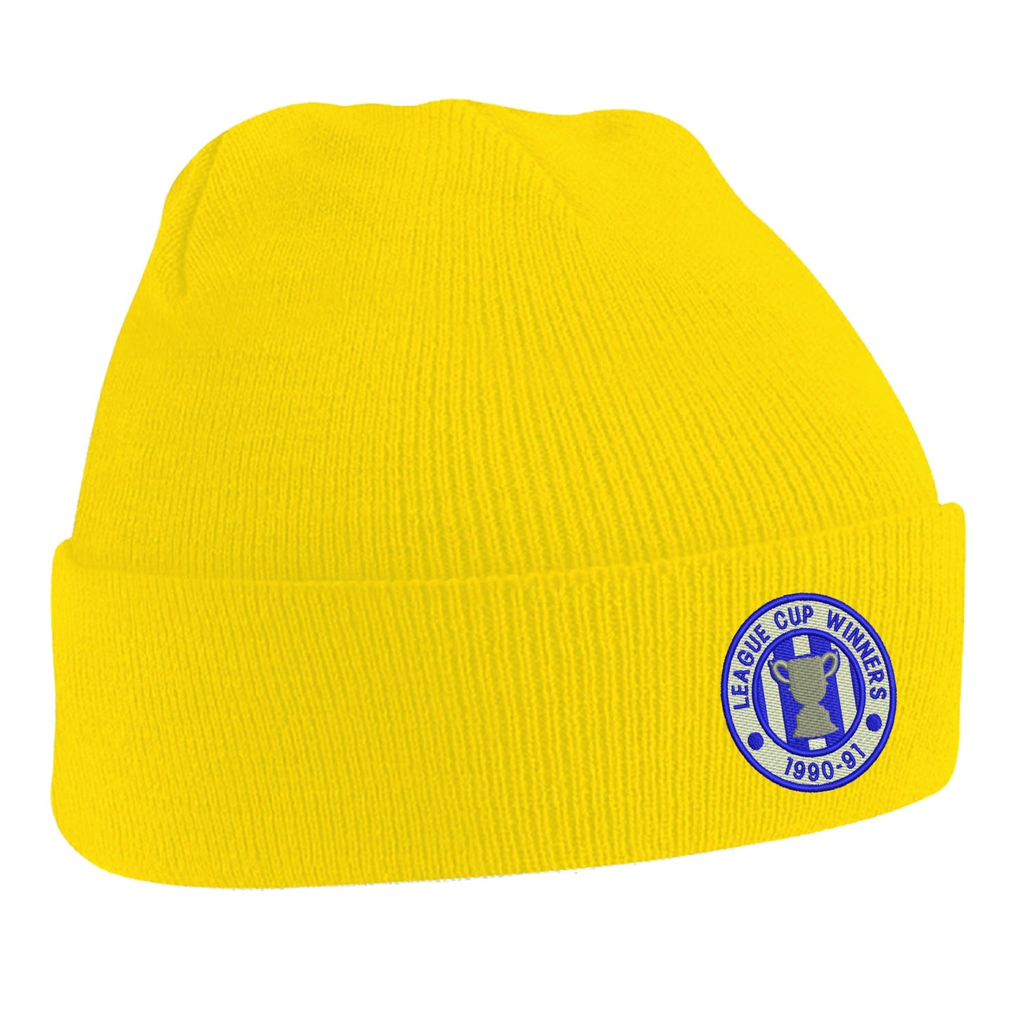 Retro Sheffield Wednesday League Cup Winners 1991 Beanie Hat