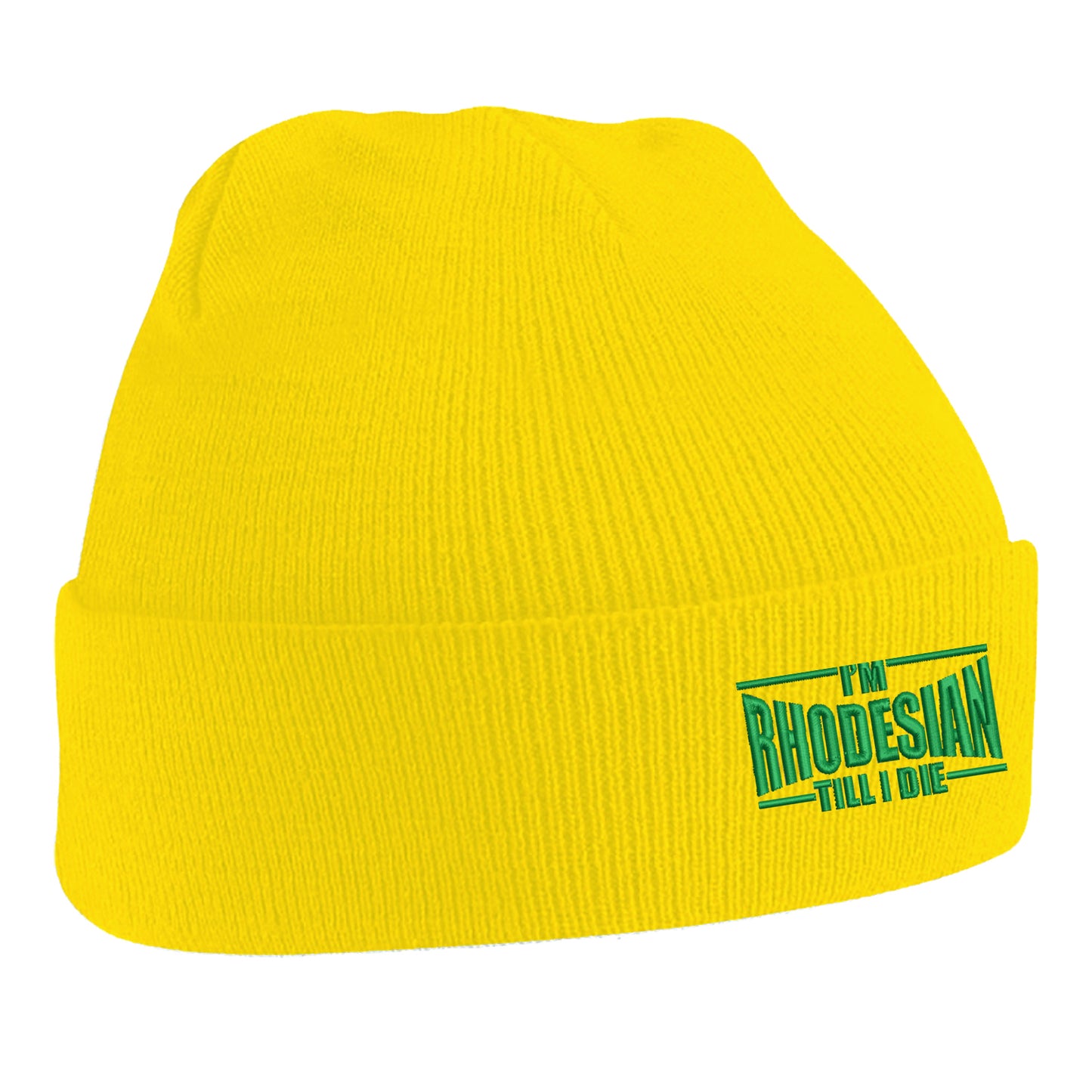 I'm Rhodesian Till I Die Embroidered Beanie Hat