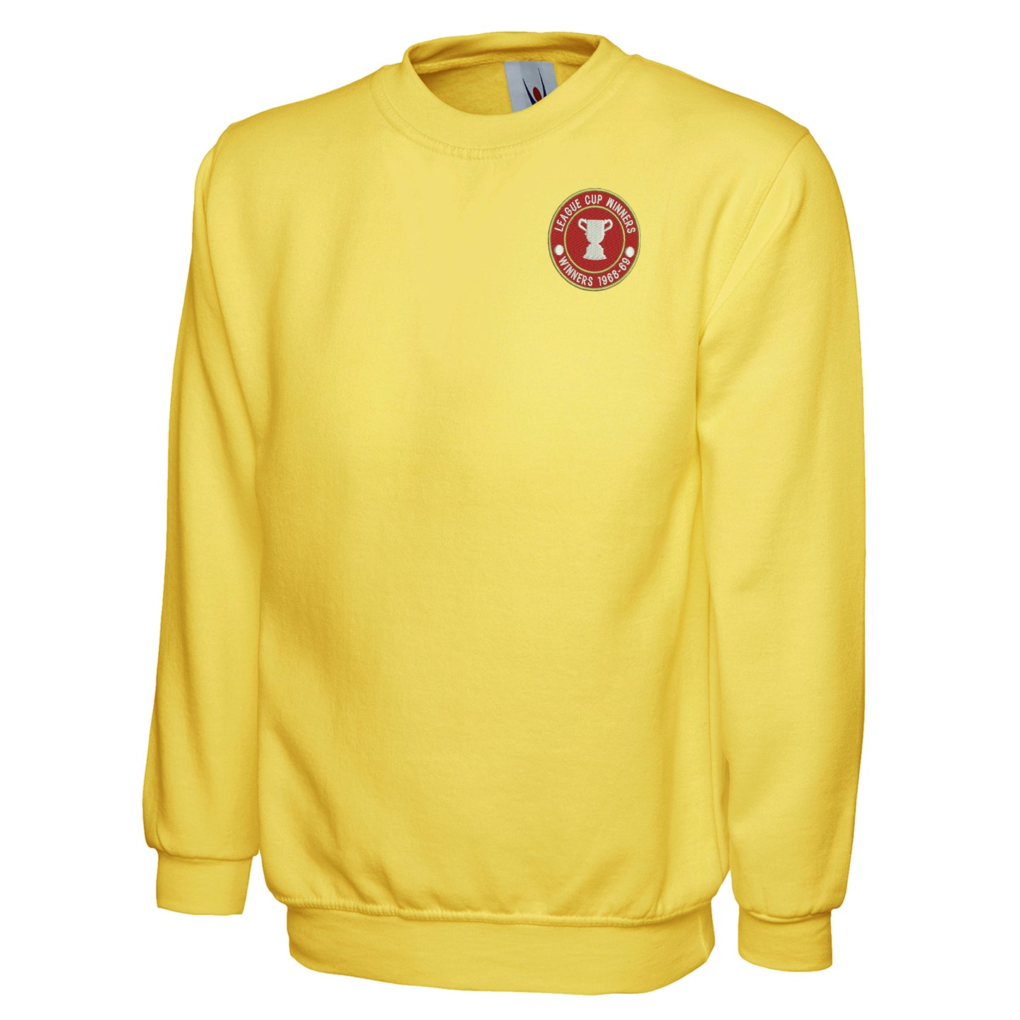 Retro Swindon Town Football League Cup Winners 1969 Embroidered Classic Sweatshirt
