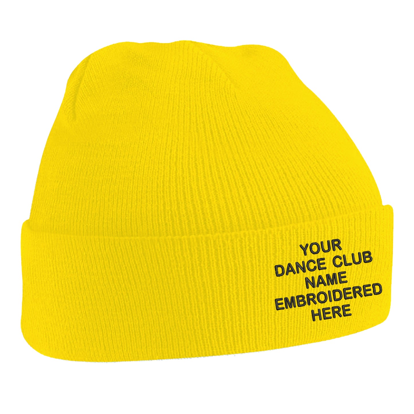 Personalised Dance Club Beanie Hat