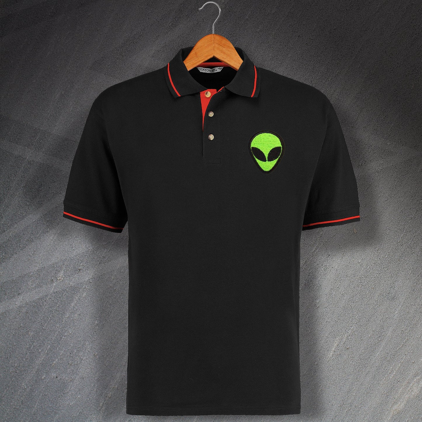 Alien Head Polo Shirt