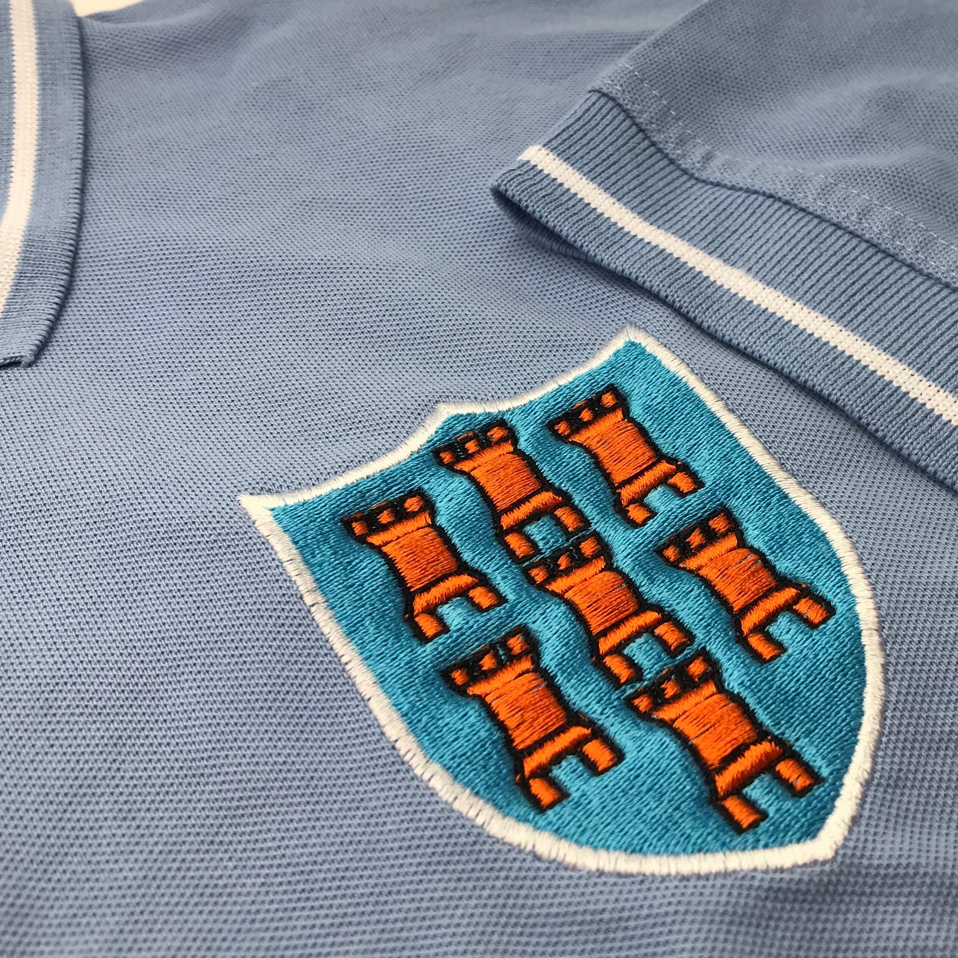 Retro Ballymena Football Polo Shirt