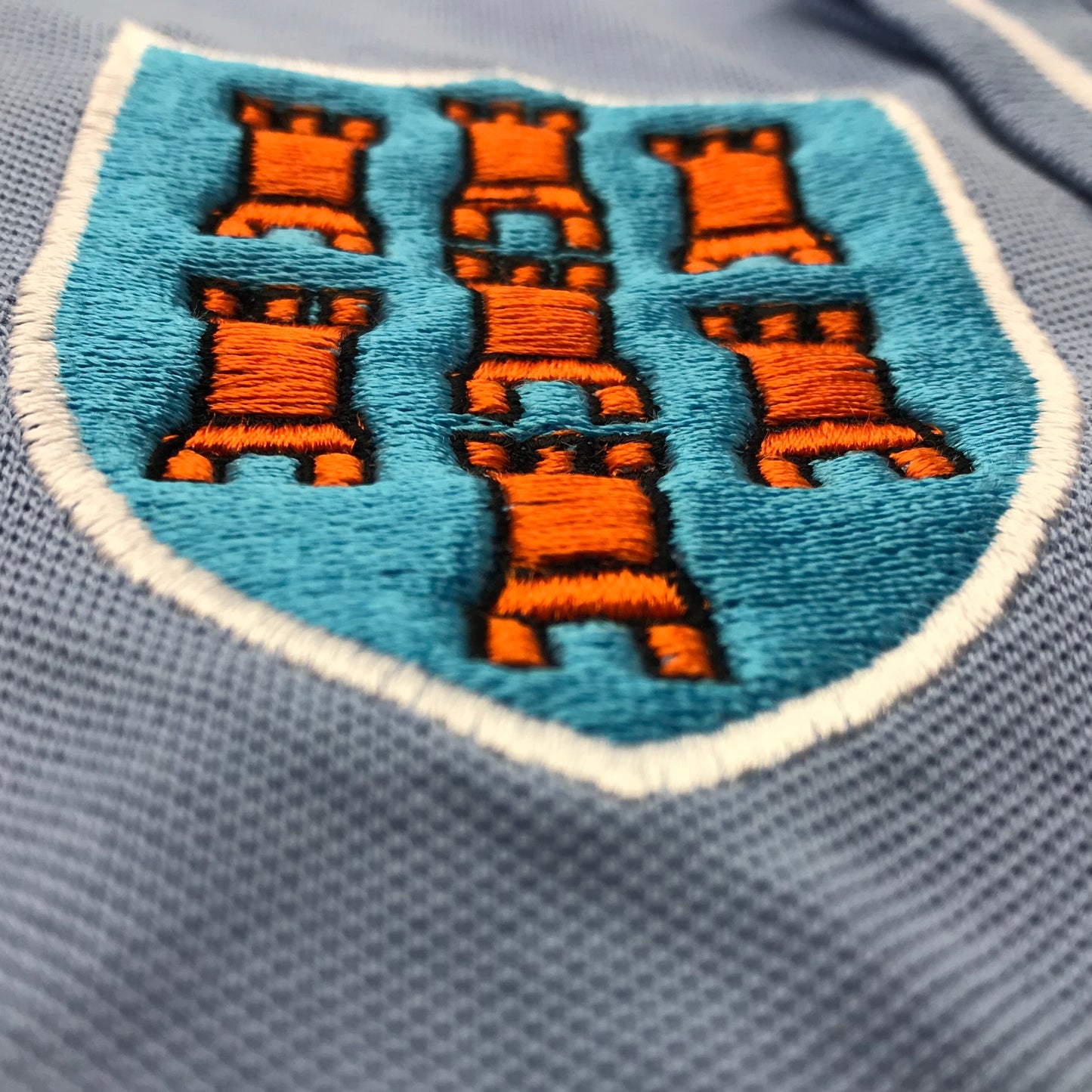 Retro Ballymena Football Polo Shirt