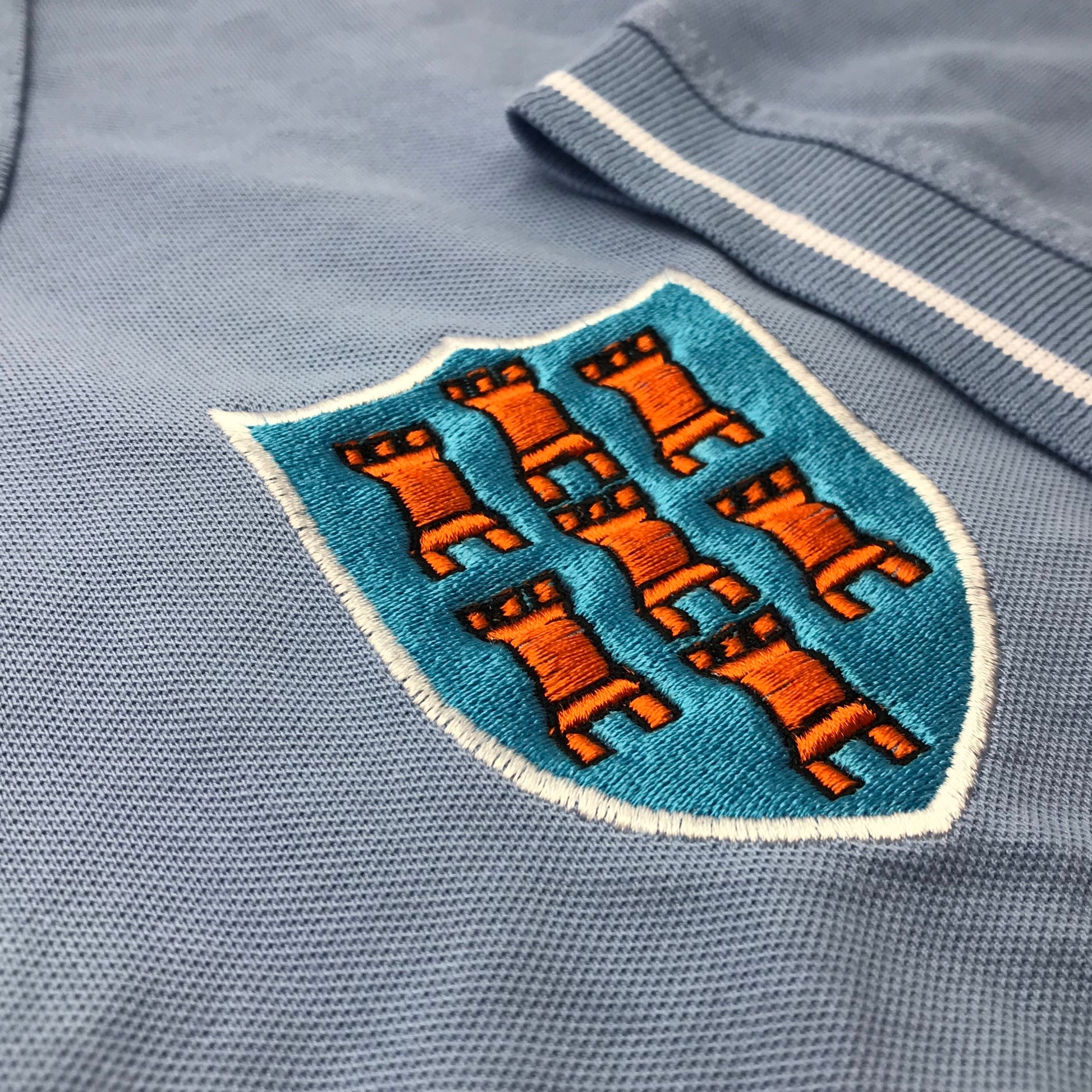 Retro Ballymena Football Polo Shirt
