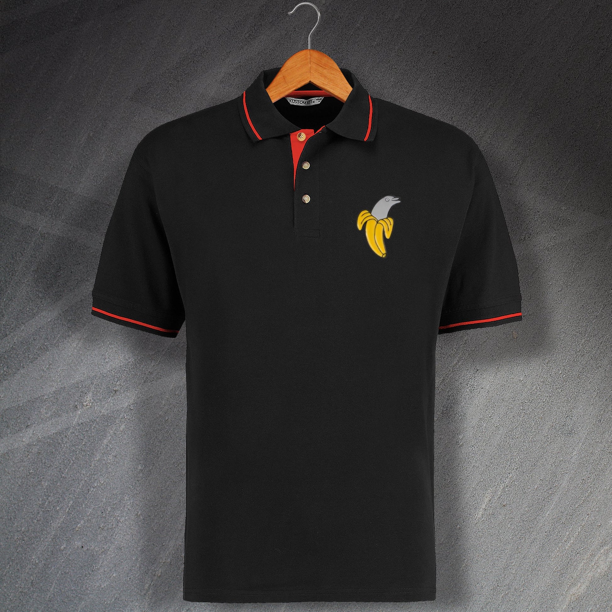 Banana Dolphin Polo Shirt