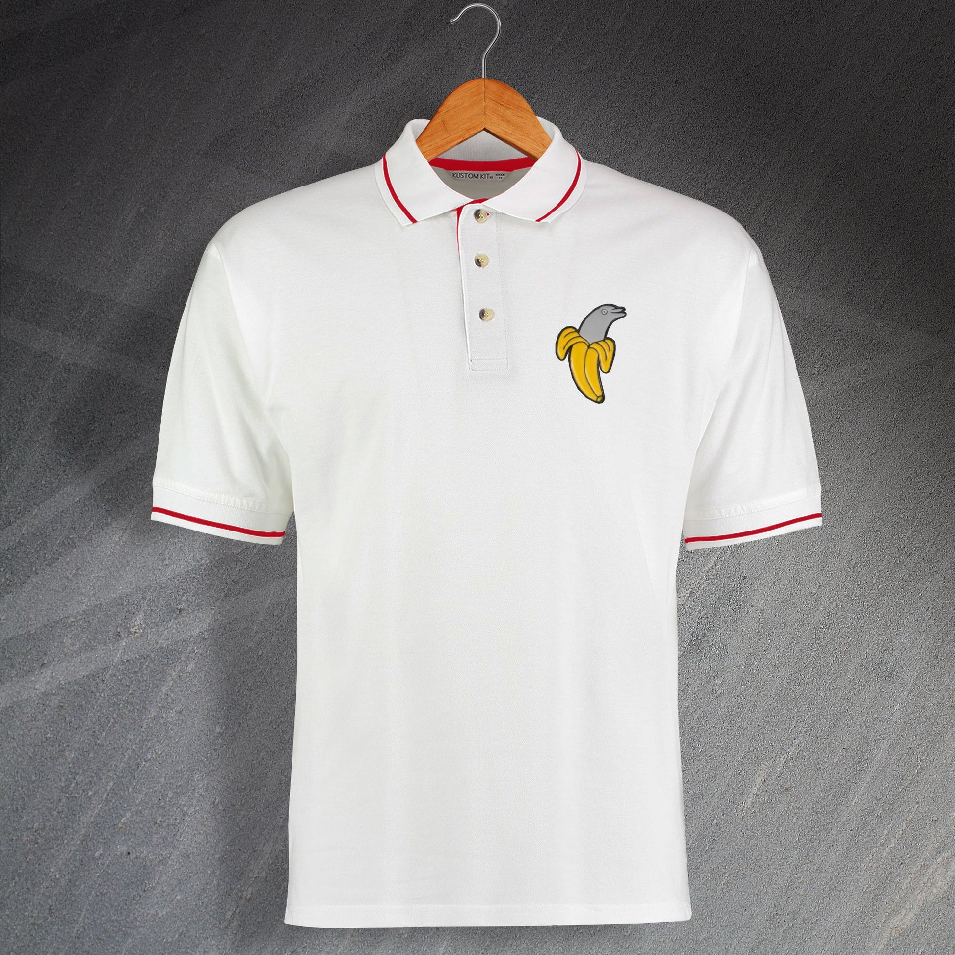 Banana Dolphin Polo Shirt