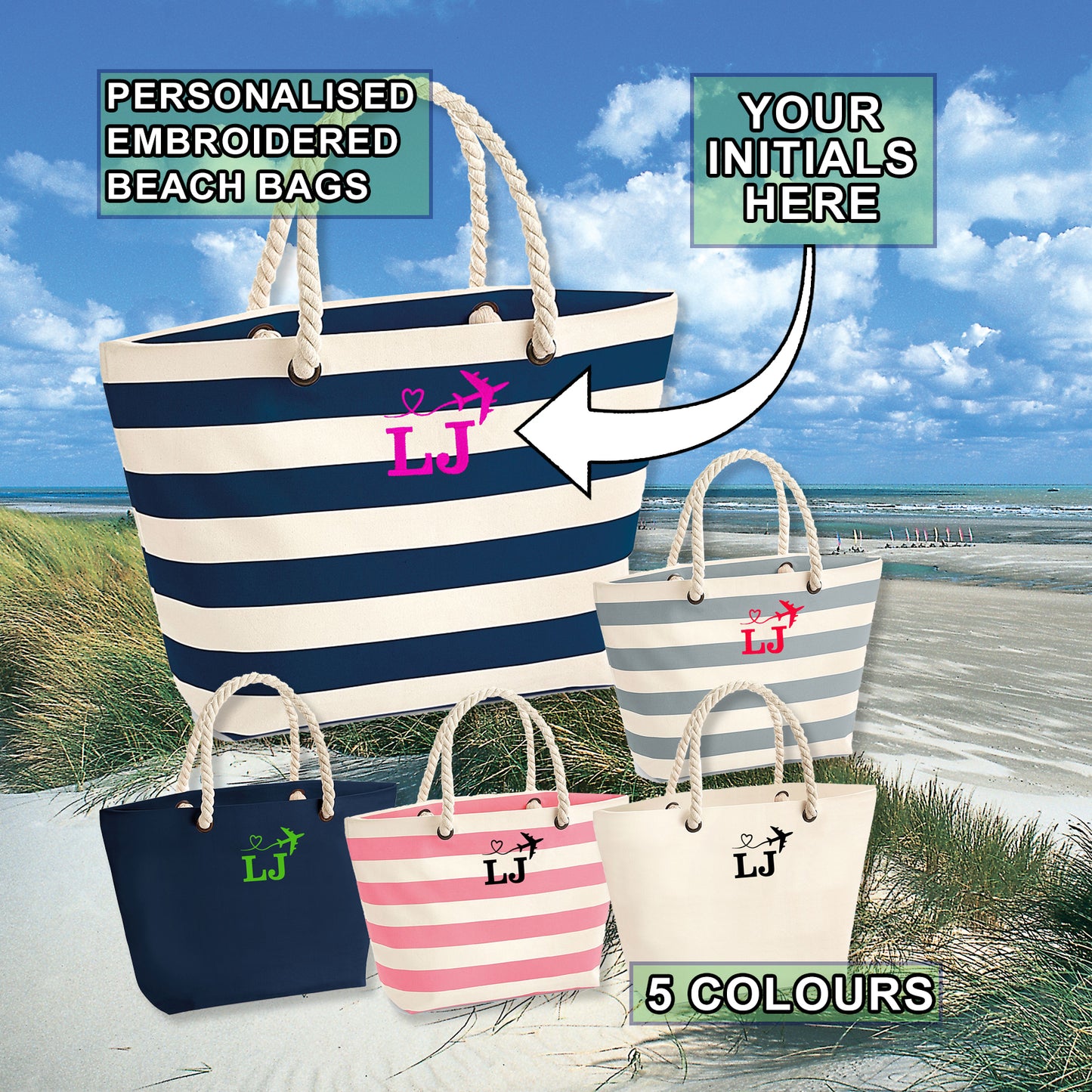 Personalised Beach Bag