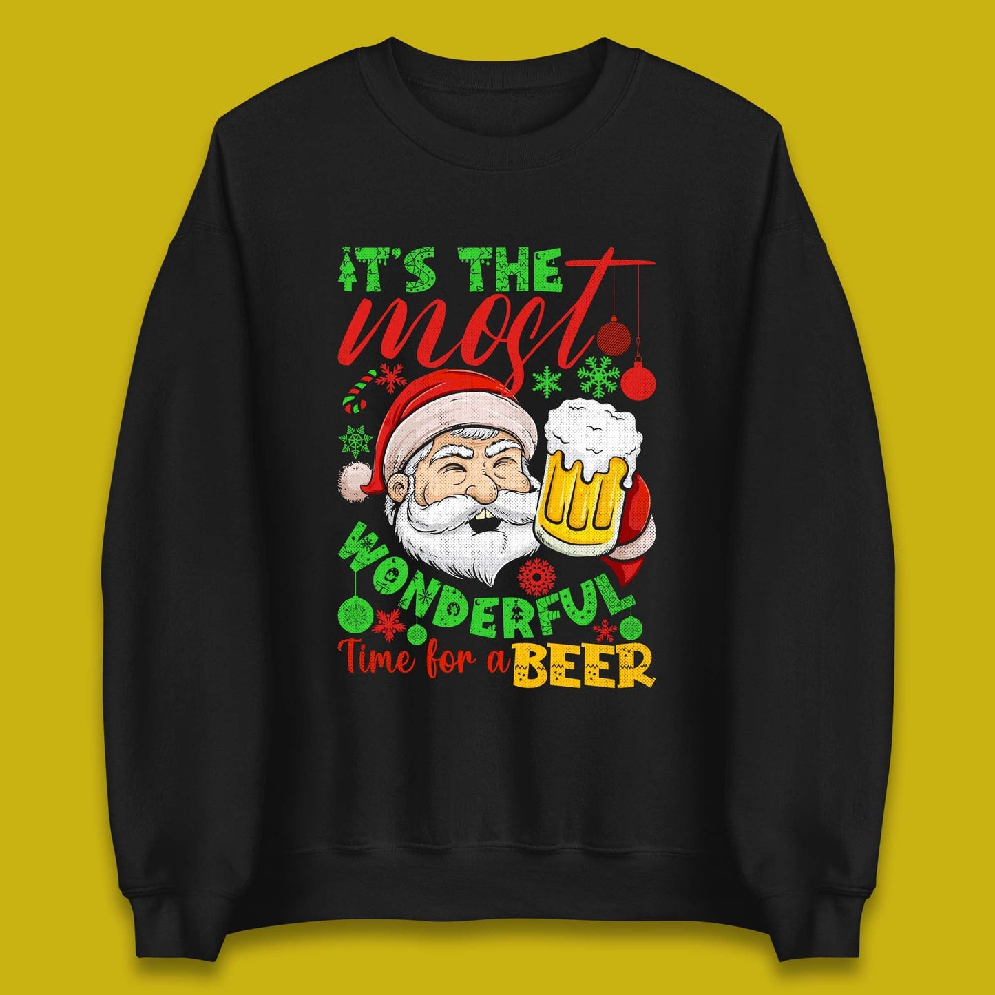It's The Most Wonderful Time for a Beer Christmas Jumper