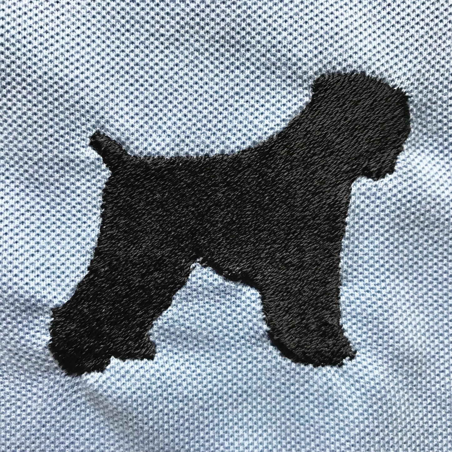 Black Russian Terrier Embroidered Badge