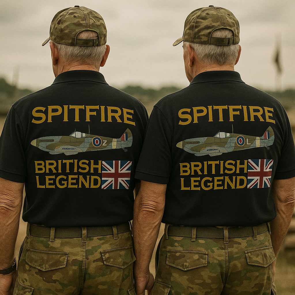 British Supermarine Spitfire Polo Shirt