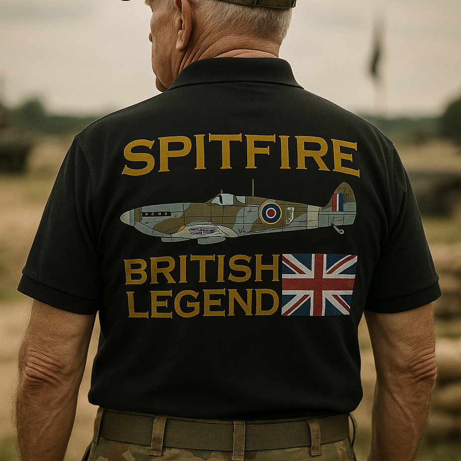British Supermarine Spitfire Polo Shirt