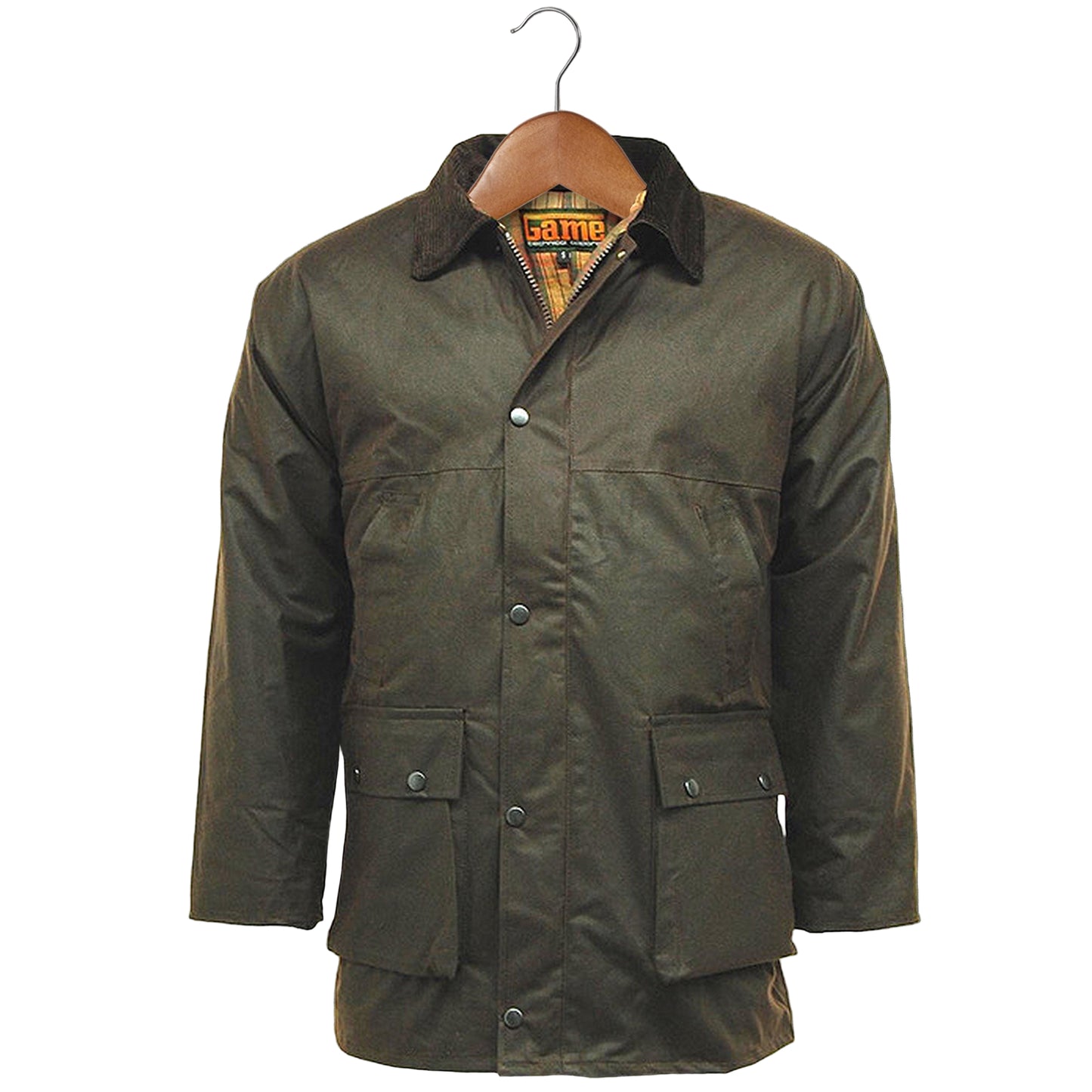 Brown Wax Jacket Mens