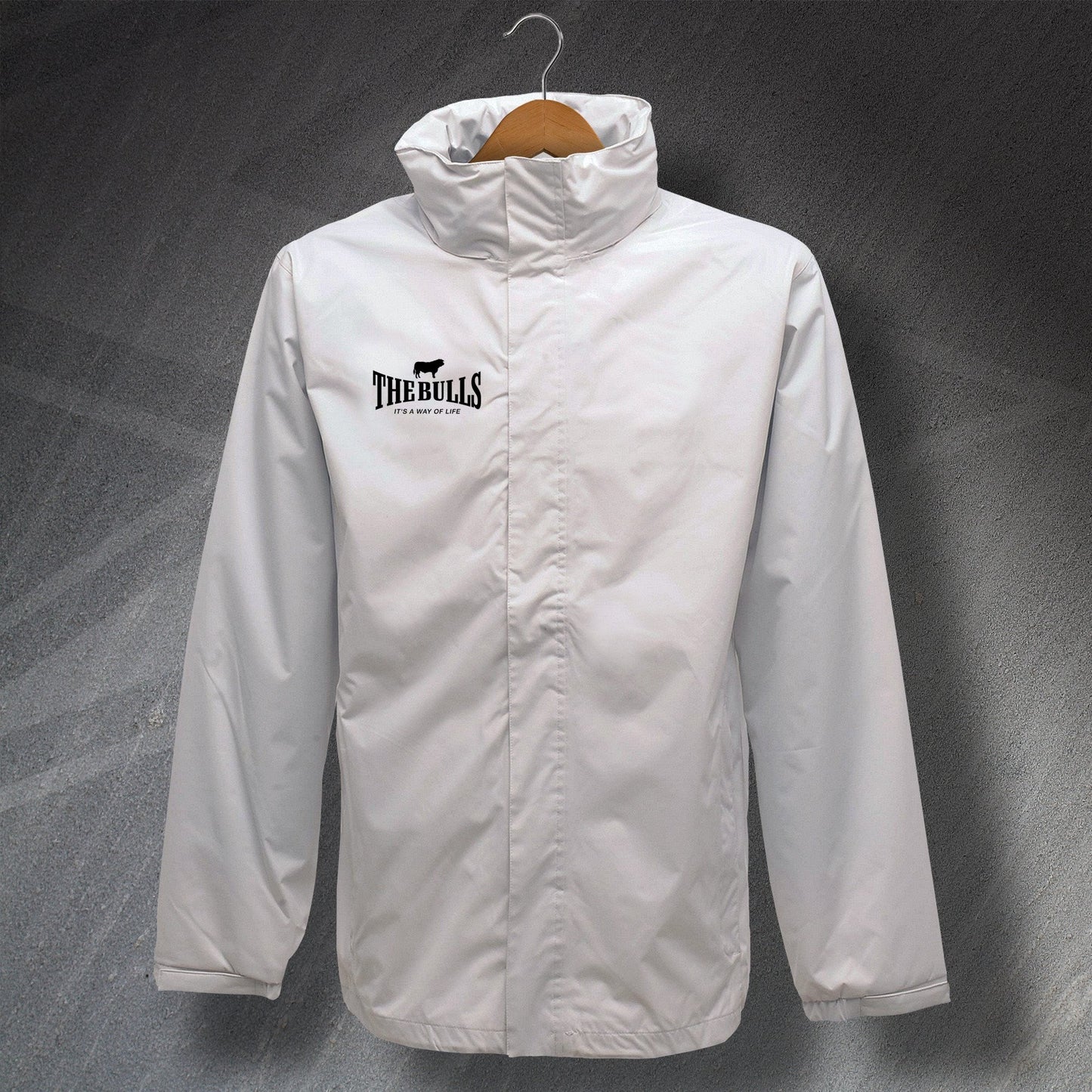 The Bulls It's a Way of Life Embroidered Waterproof Jacket