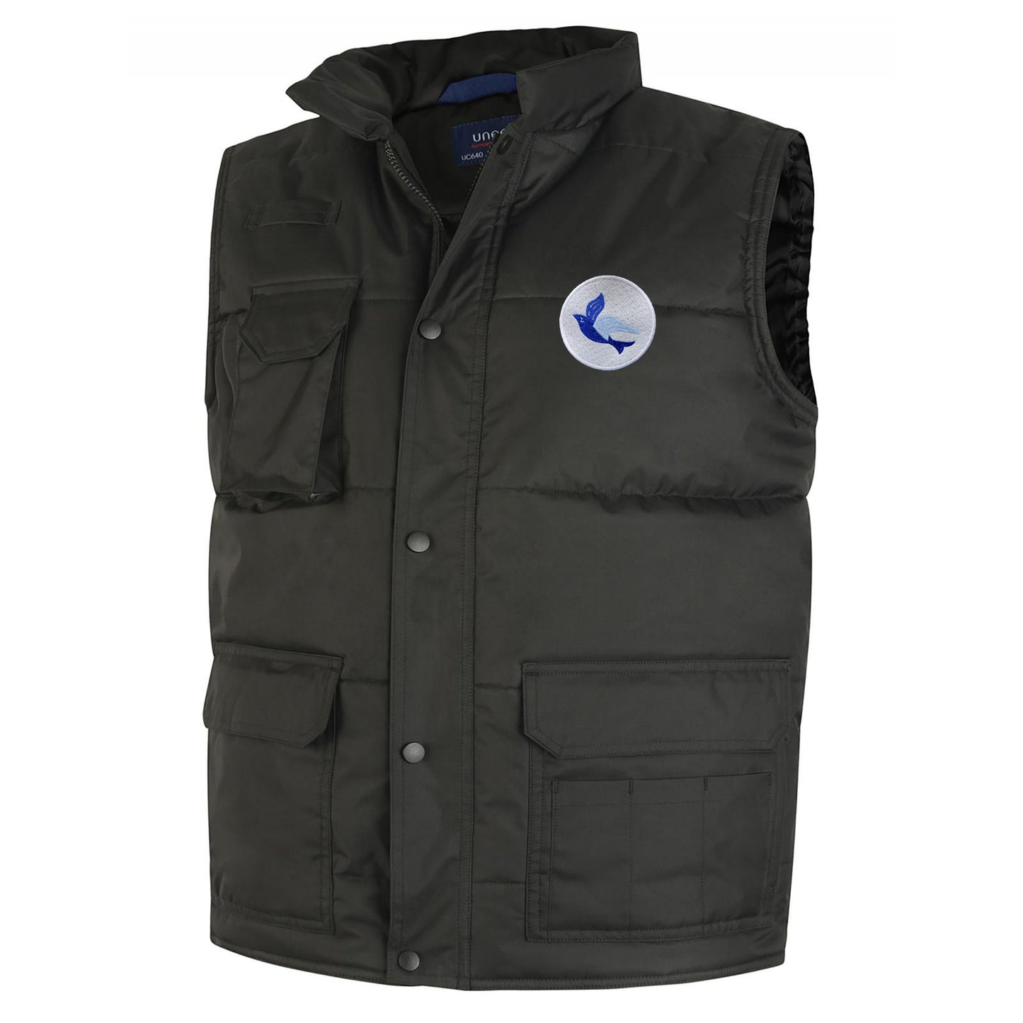 Retro Cardiff 1969 Embroidered Super Pro Body Warmer