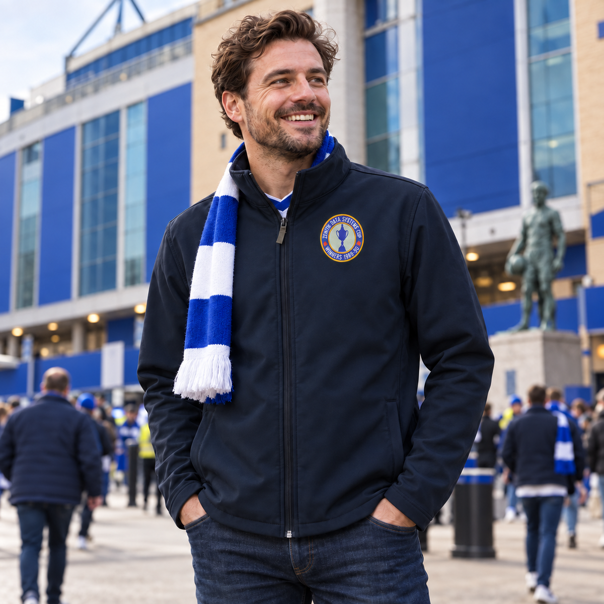 Chelsea Full Members Cup Bomber Jacket