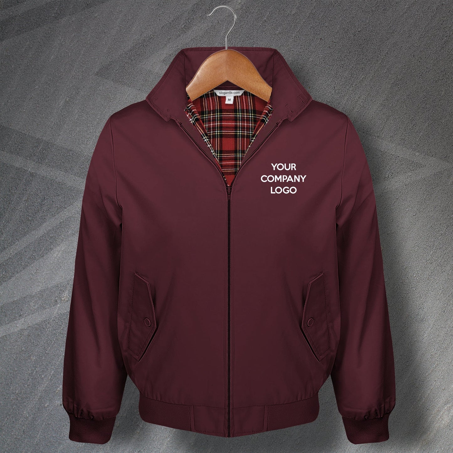 Harrington Jacket Embroidered with Your Company Logo