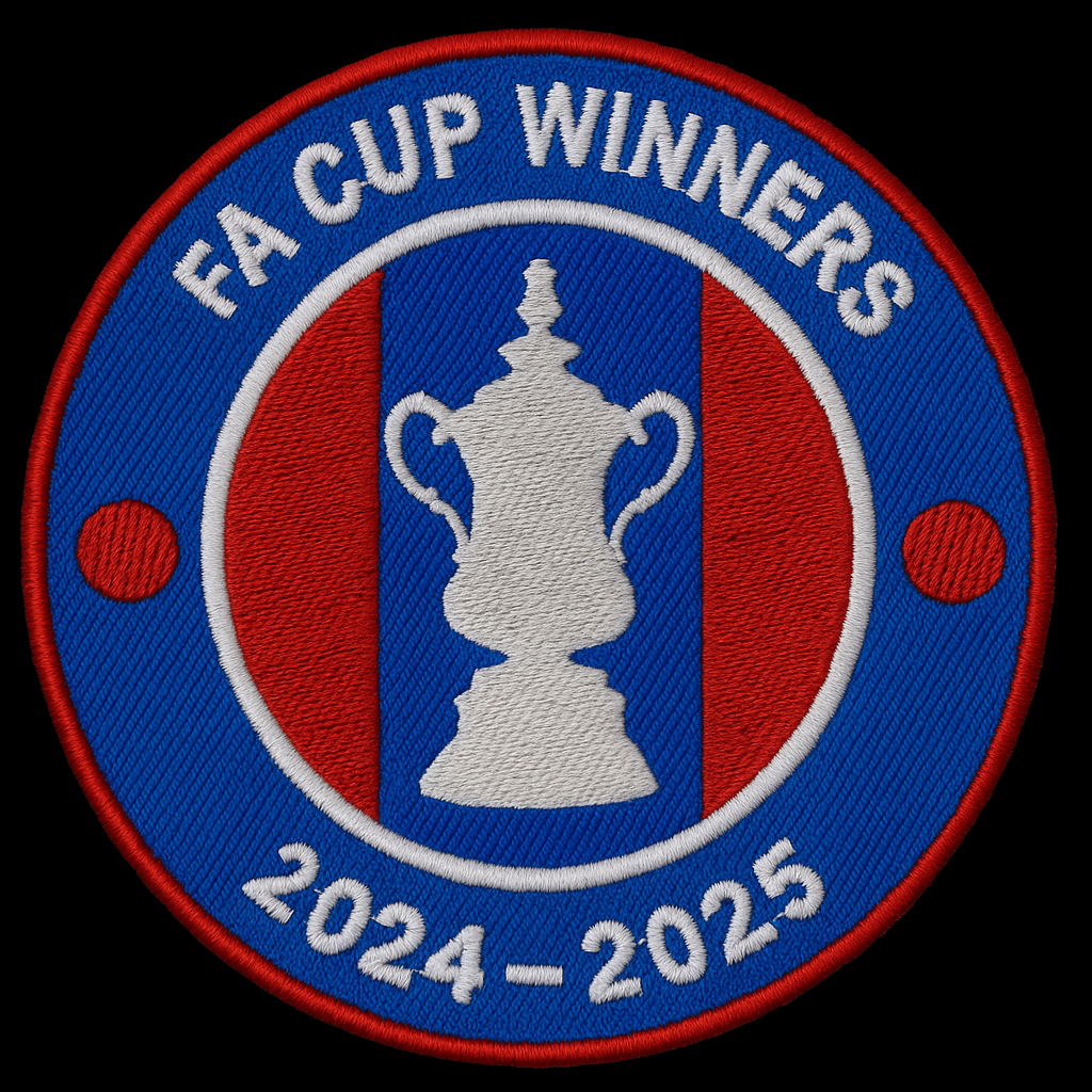Crystal Palace FA Cup Winners 2024-2025 Embroidered Classic Polo Shirt