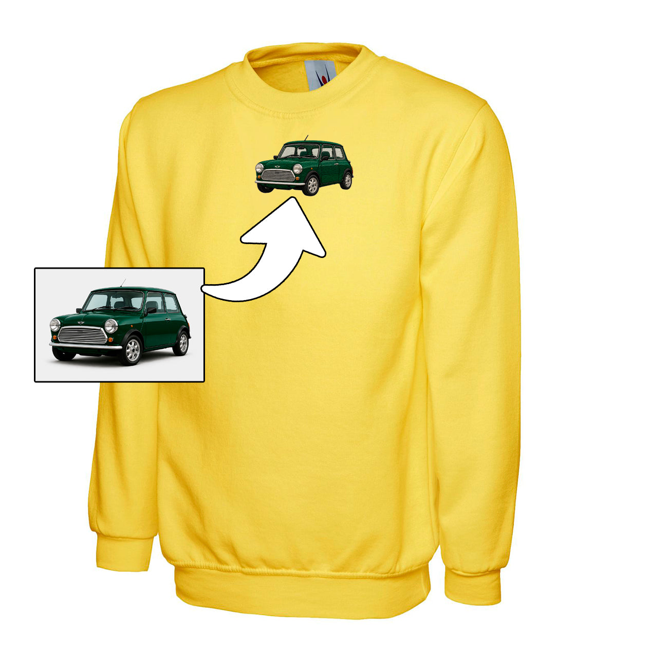 Custom Car Embroidered Sweatshirt