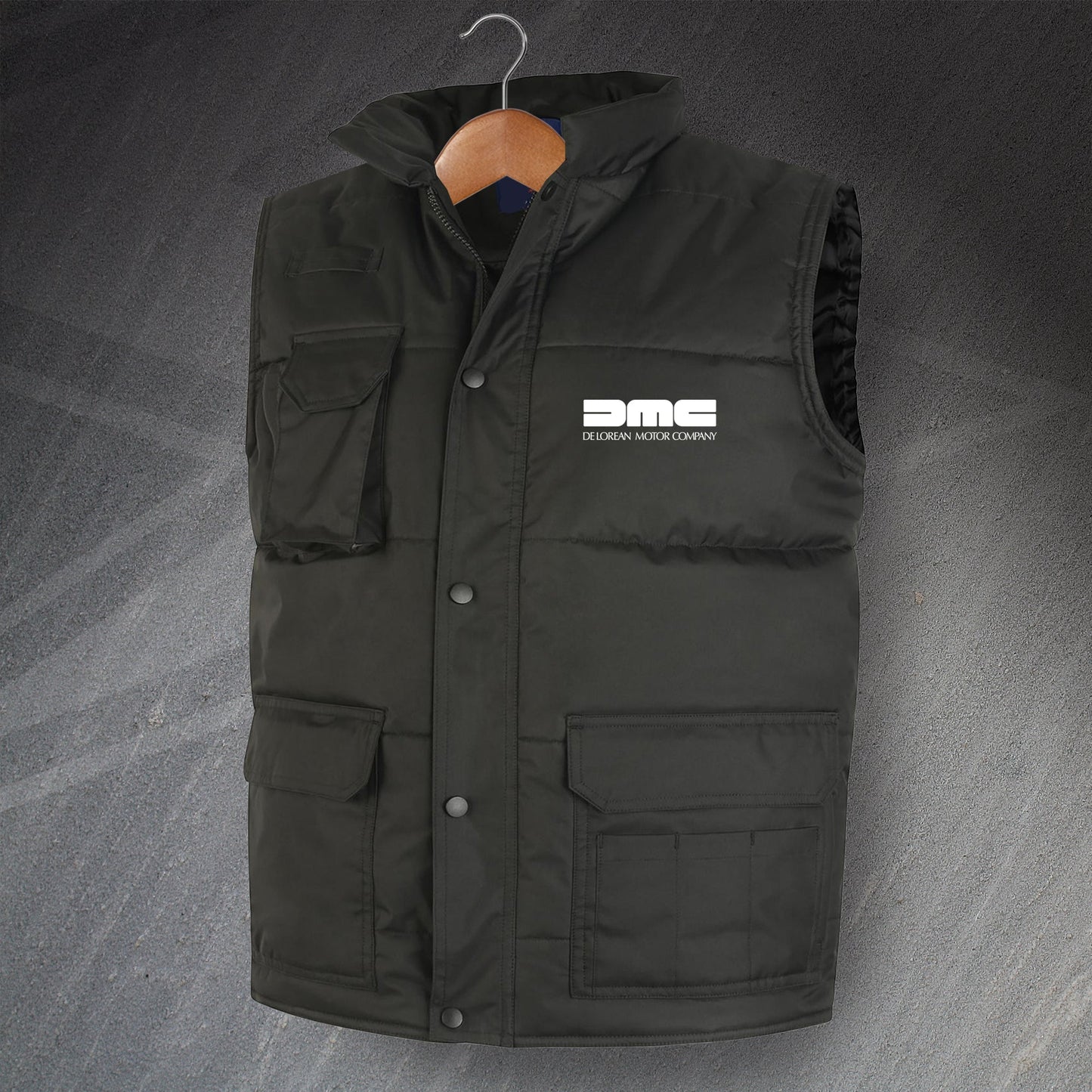 DeLorean Motor Company Embroidered Super Pro Bodywarmer