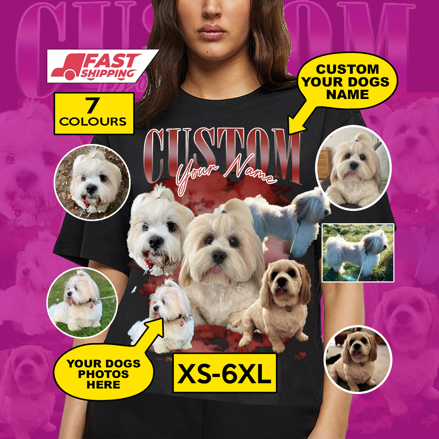 Custom Dog Bootleg Shirt