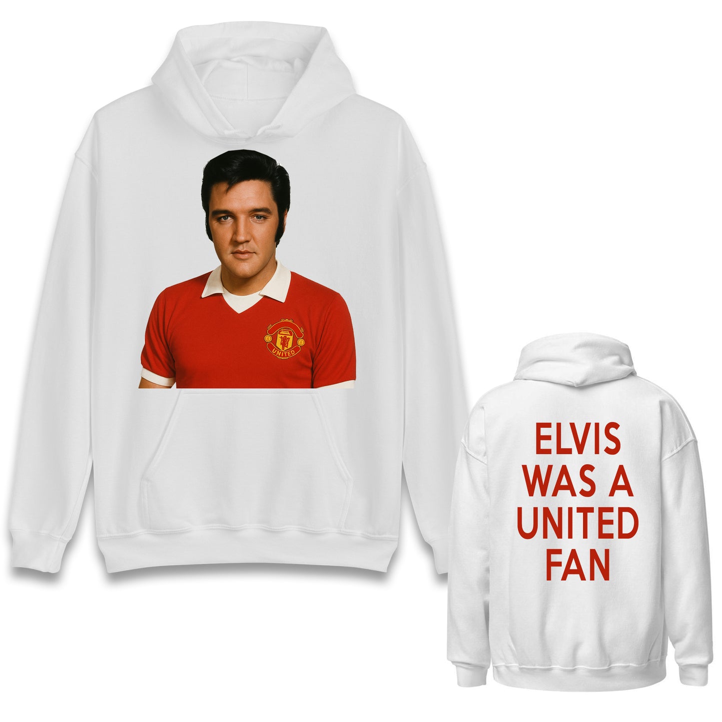 Elvis Was a United Fan Classic Hoodie