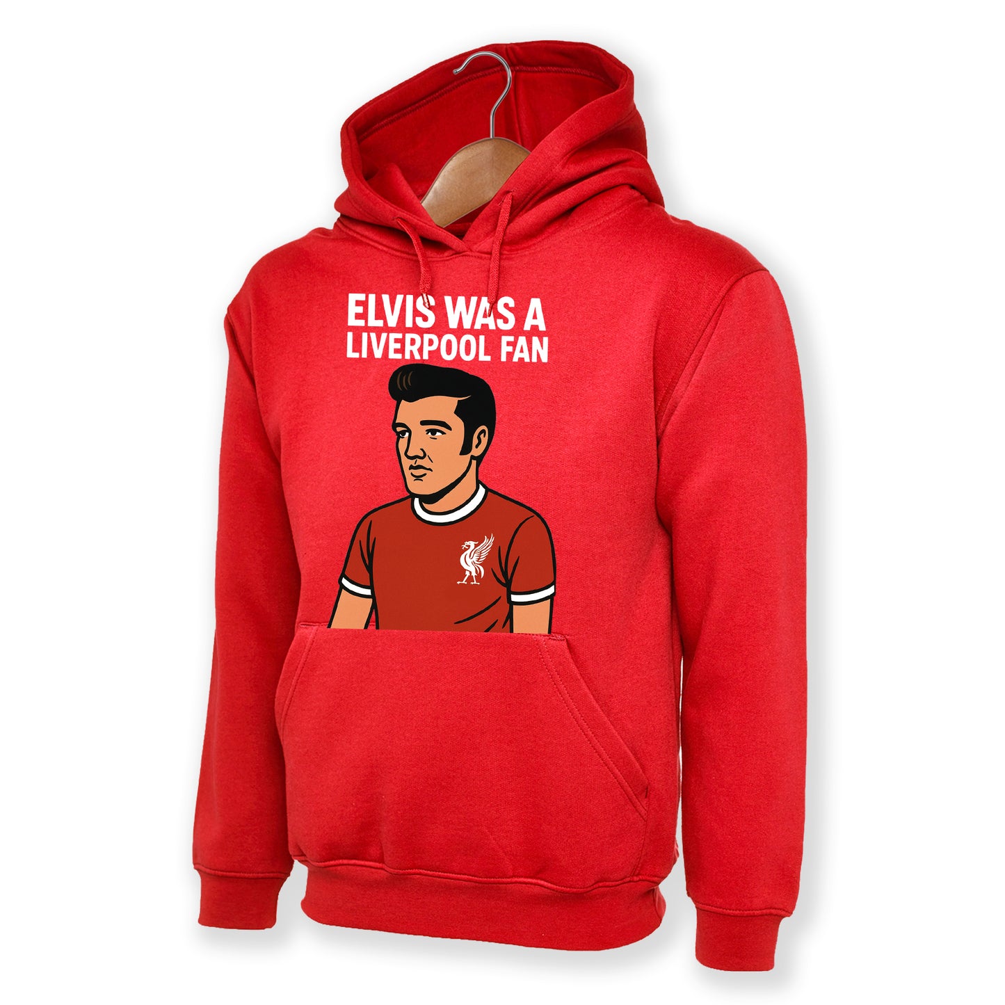 Elvis Was a Liverpool Fan Hoodie