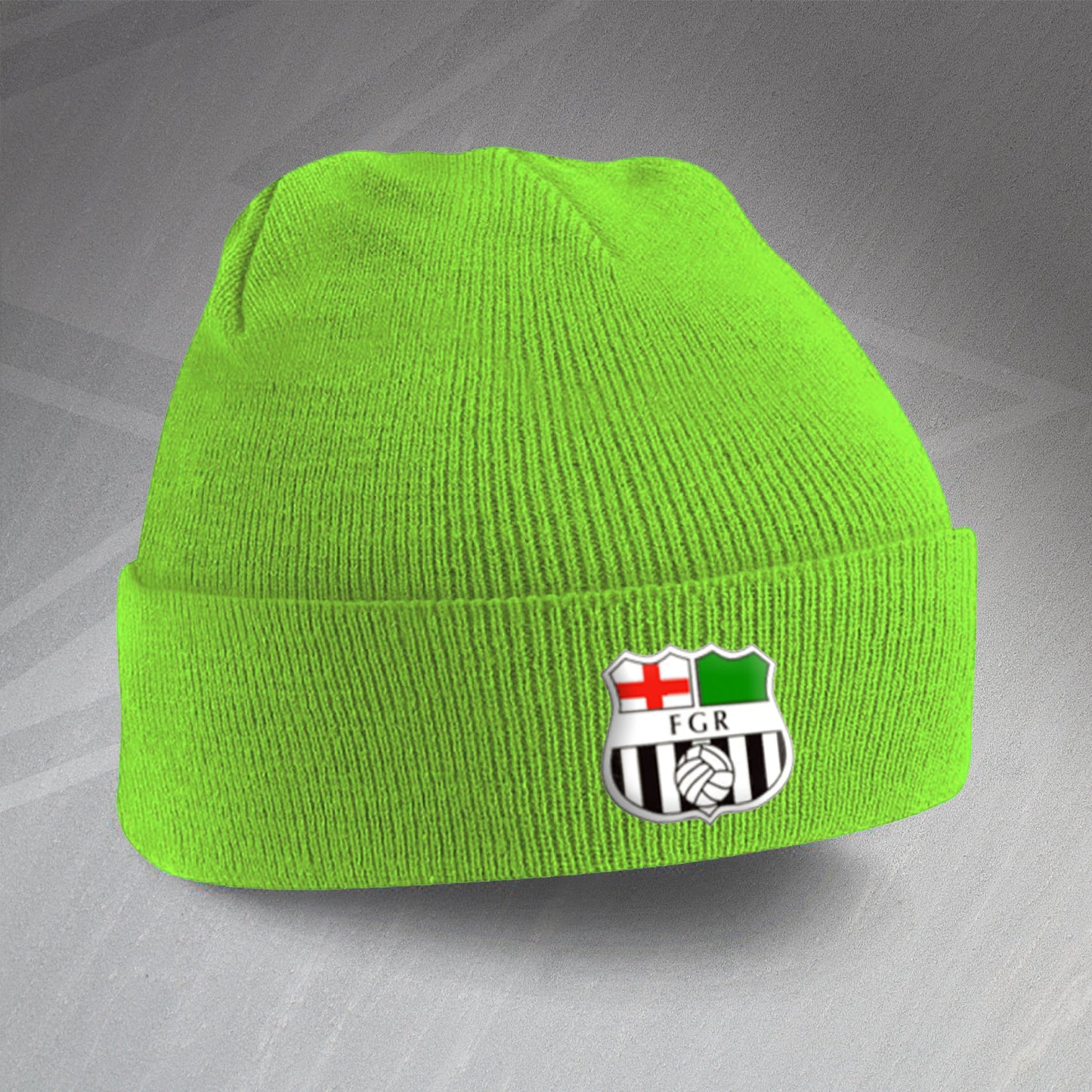 Forest Green Football Beanie Hat