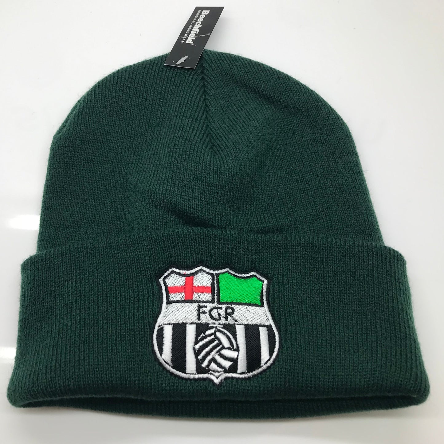 Forest Green Football Beanie Hat