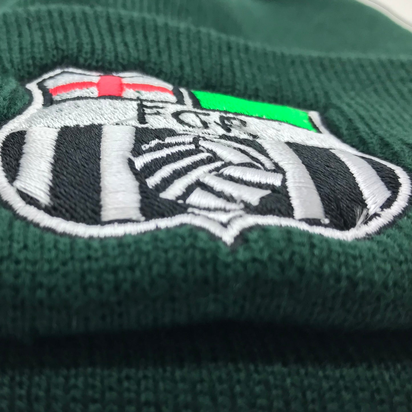 Forest Green Football Beanie Hat