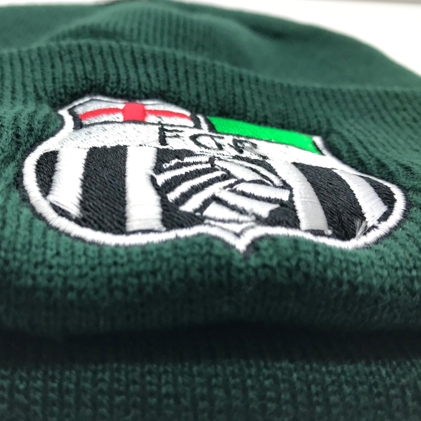 Forest Green Football Beanie Hat