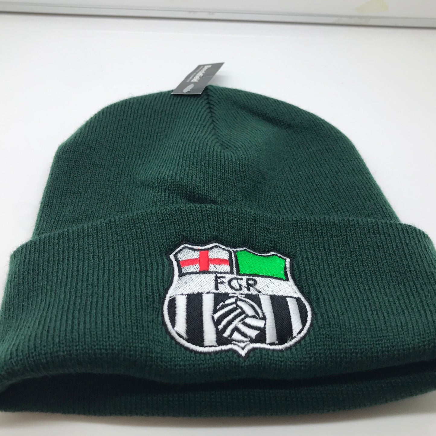 Forest Green Football Beanie Hat