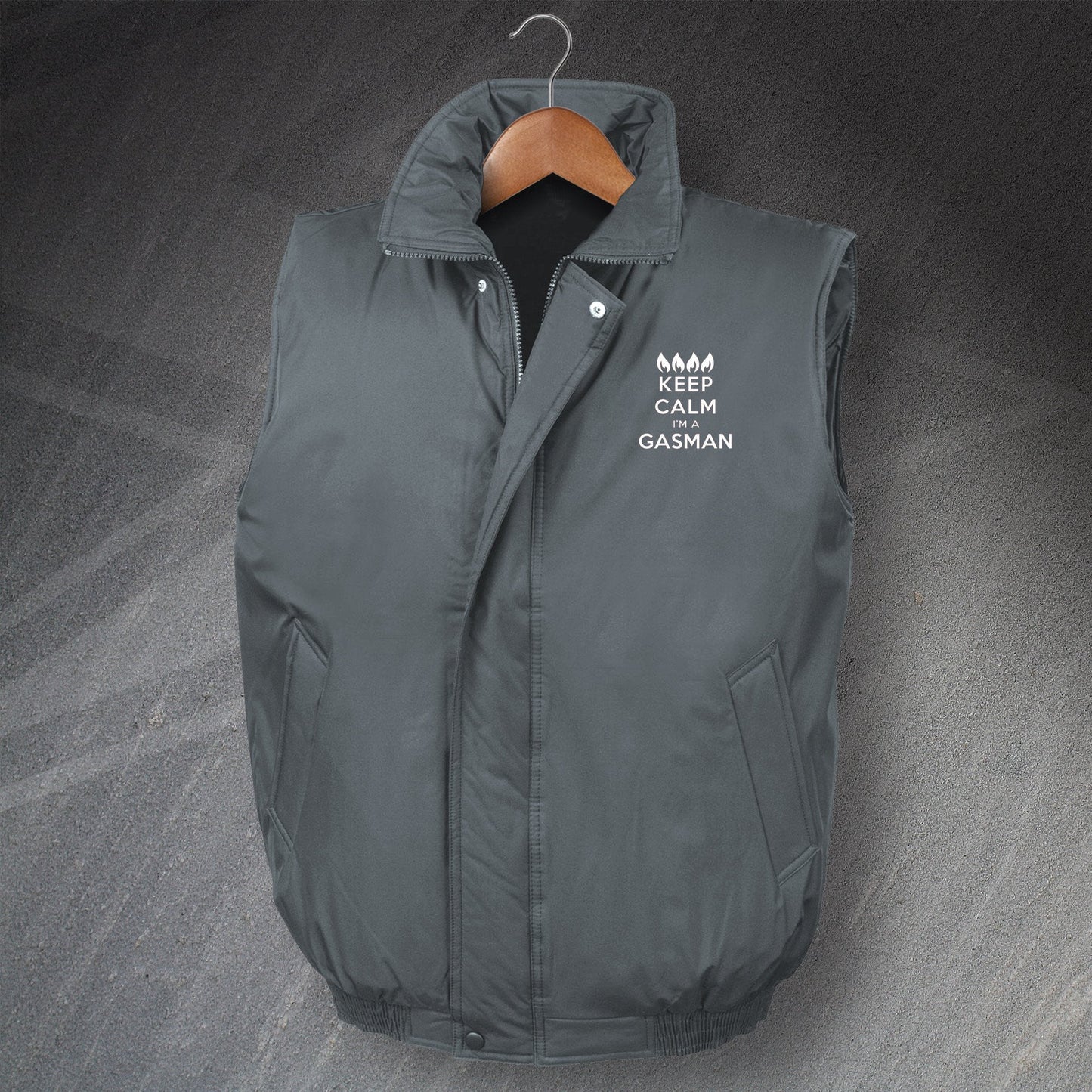 Gasman Embroidered Padded Bodywarmer